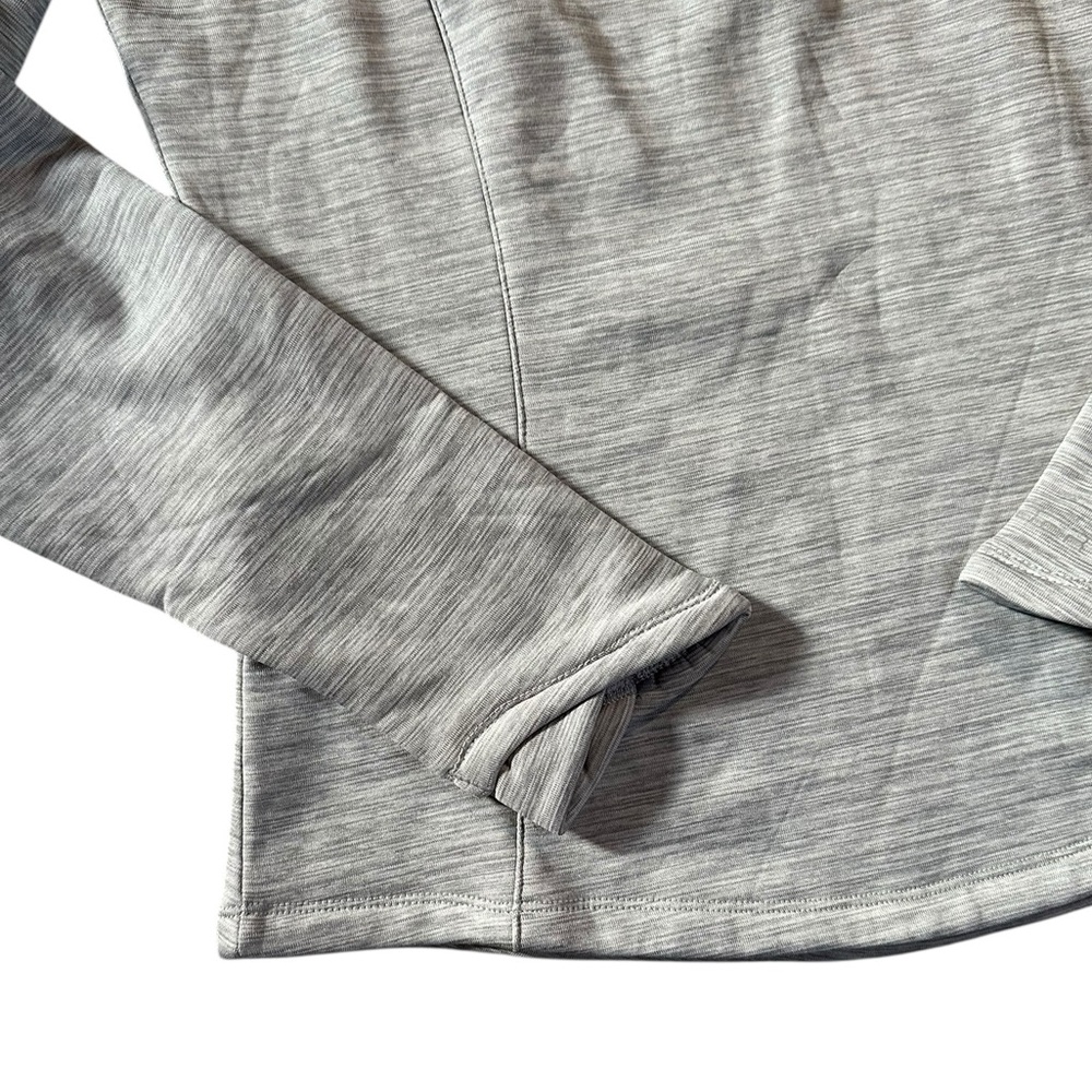 SPYDER heathered gray 1/4 zip pullover sweatshirt size Large - NWT! - Picture 2 of 6